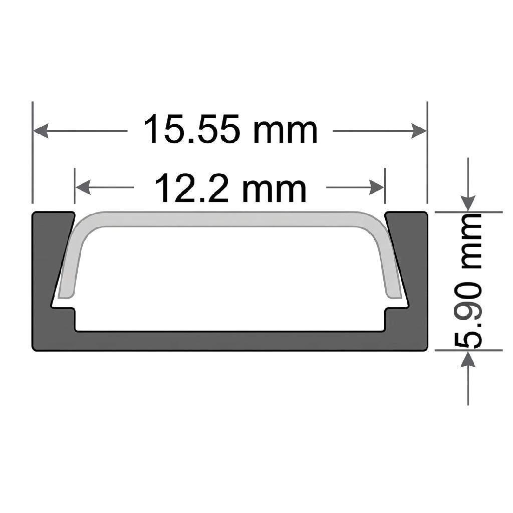 9.9Ft  Aluminum Track Surface Mount  #1