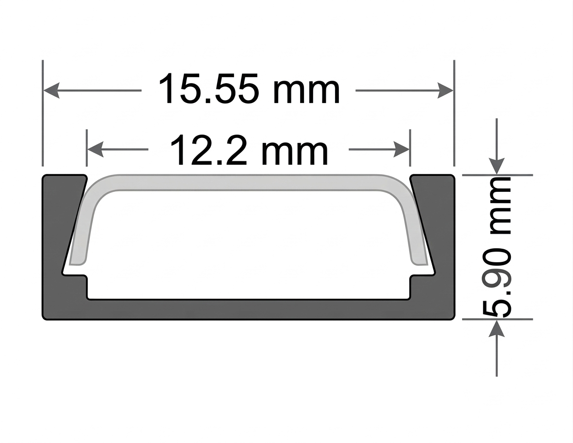 9.9Ft  Aluminum Track Surface Mount  #4