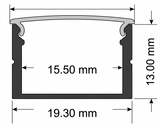 9.9ft. Aluminum Track Surface Mount #5