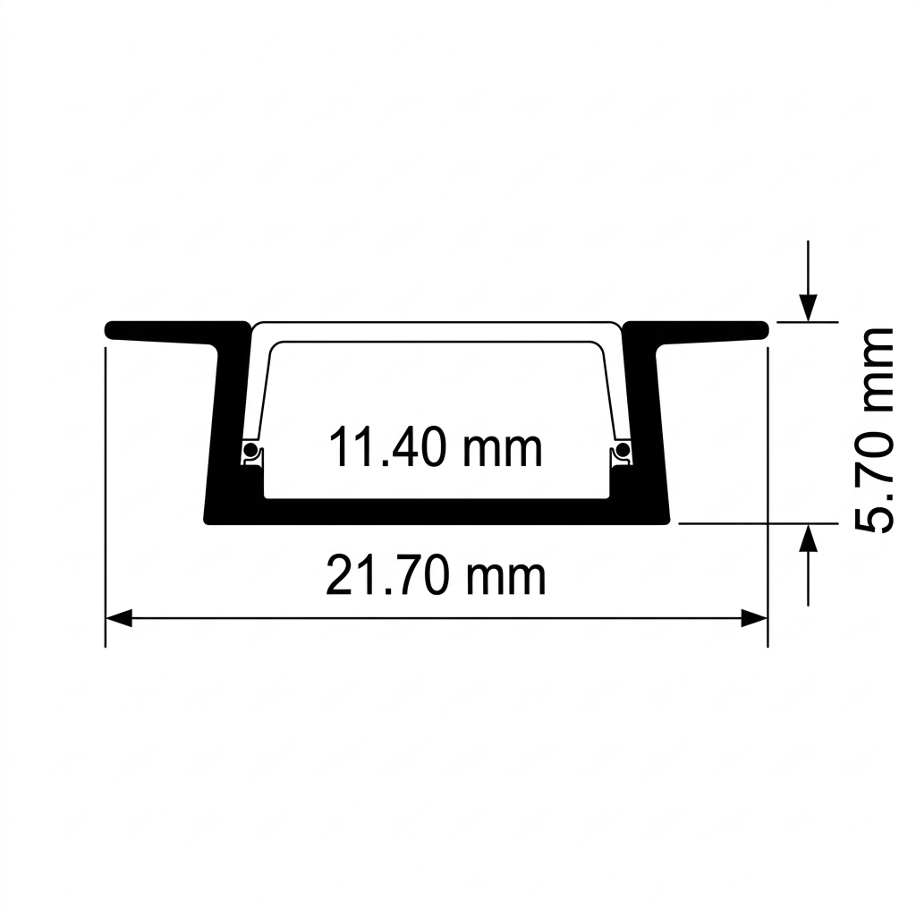 9.9Ft  Aluminum Track Plaster In Mount  #6