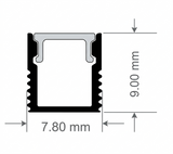 9.9ft. Aluminum Track Surface Mount #9