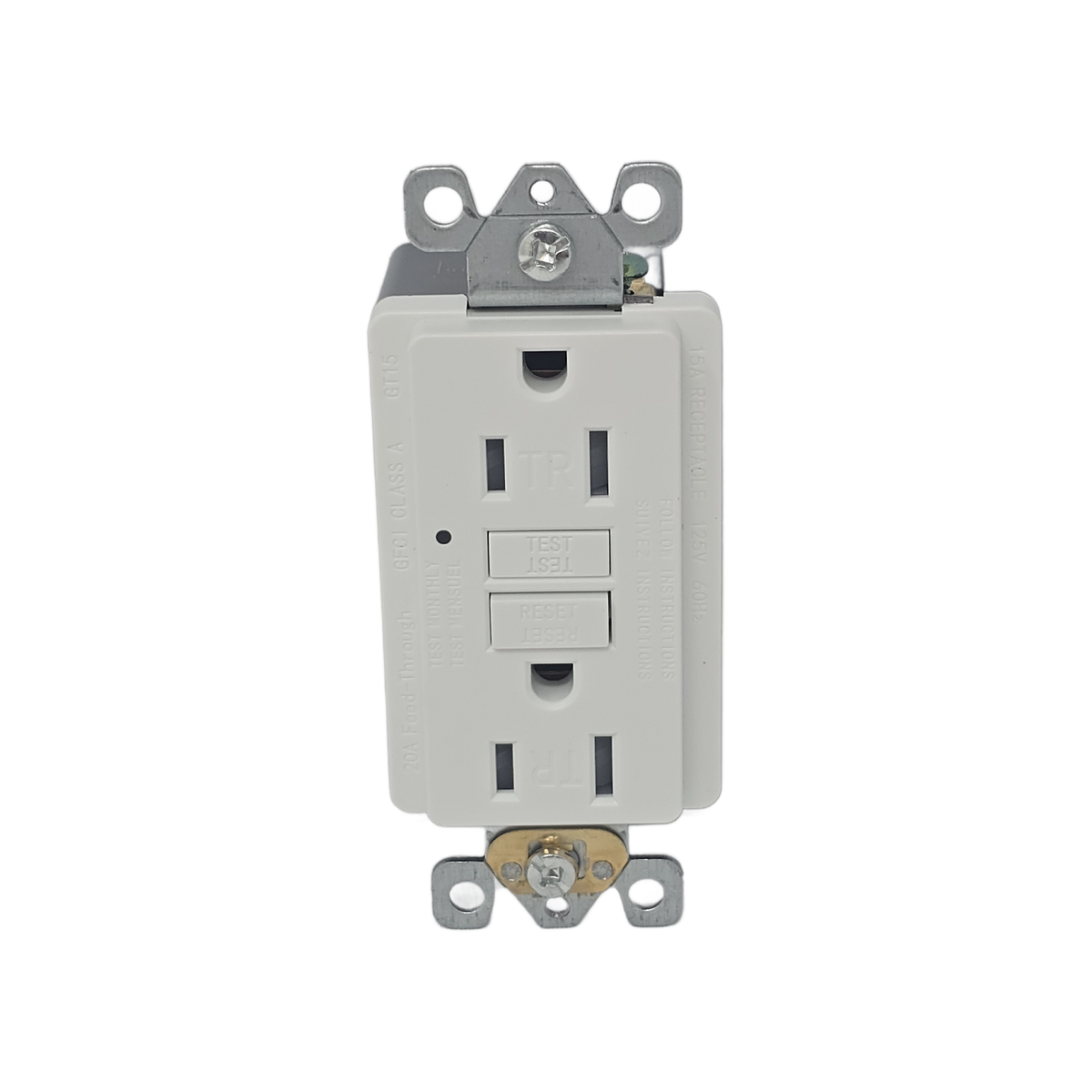 15A GFCI Tamper & Weather Resistant Receptacle (TR/WR)