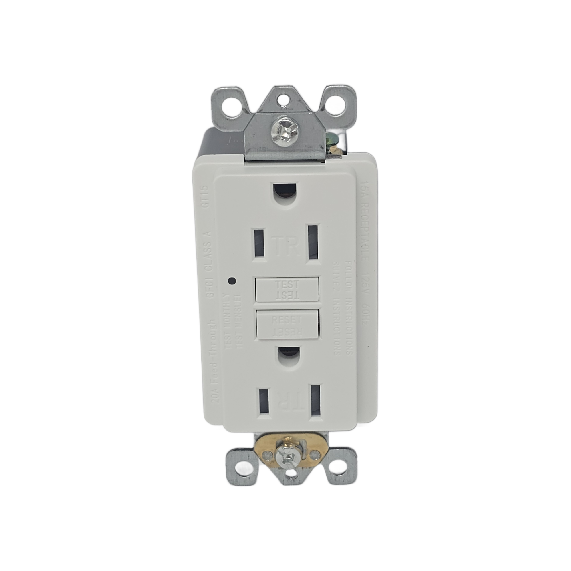 15 Amp GFCI Tamper & Weather Resistant Receptacle (TR/WR)