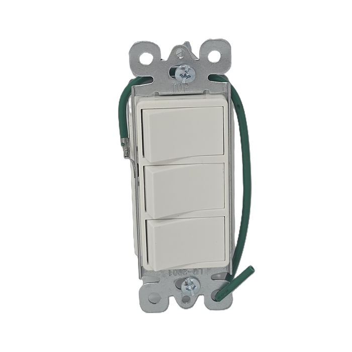 15 Amp Triple Switch decora HR-DOLCE