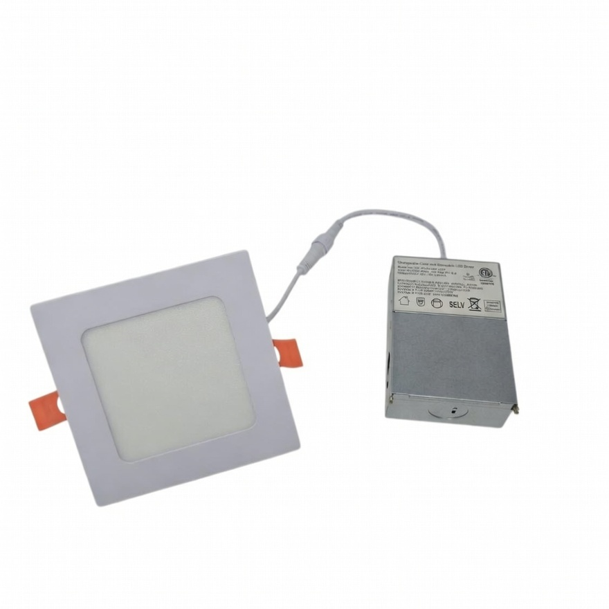 4" Slim square recessed light 9W