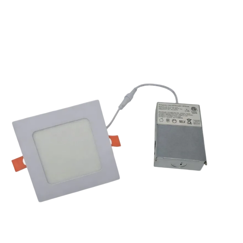 4" Slim Square Recessed Lights 9W