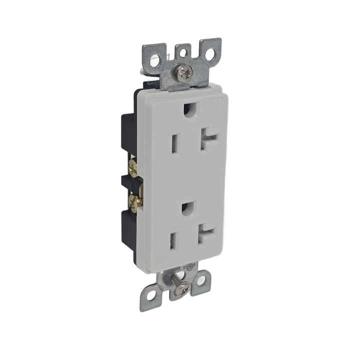 20A Decora Receptacle, Tamper Resistant (TR)