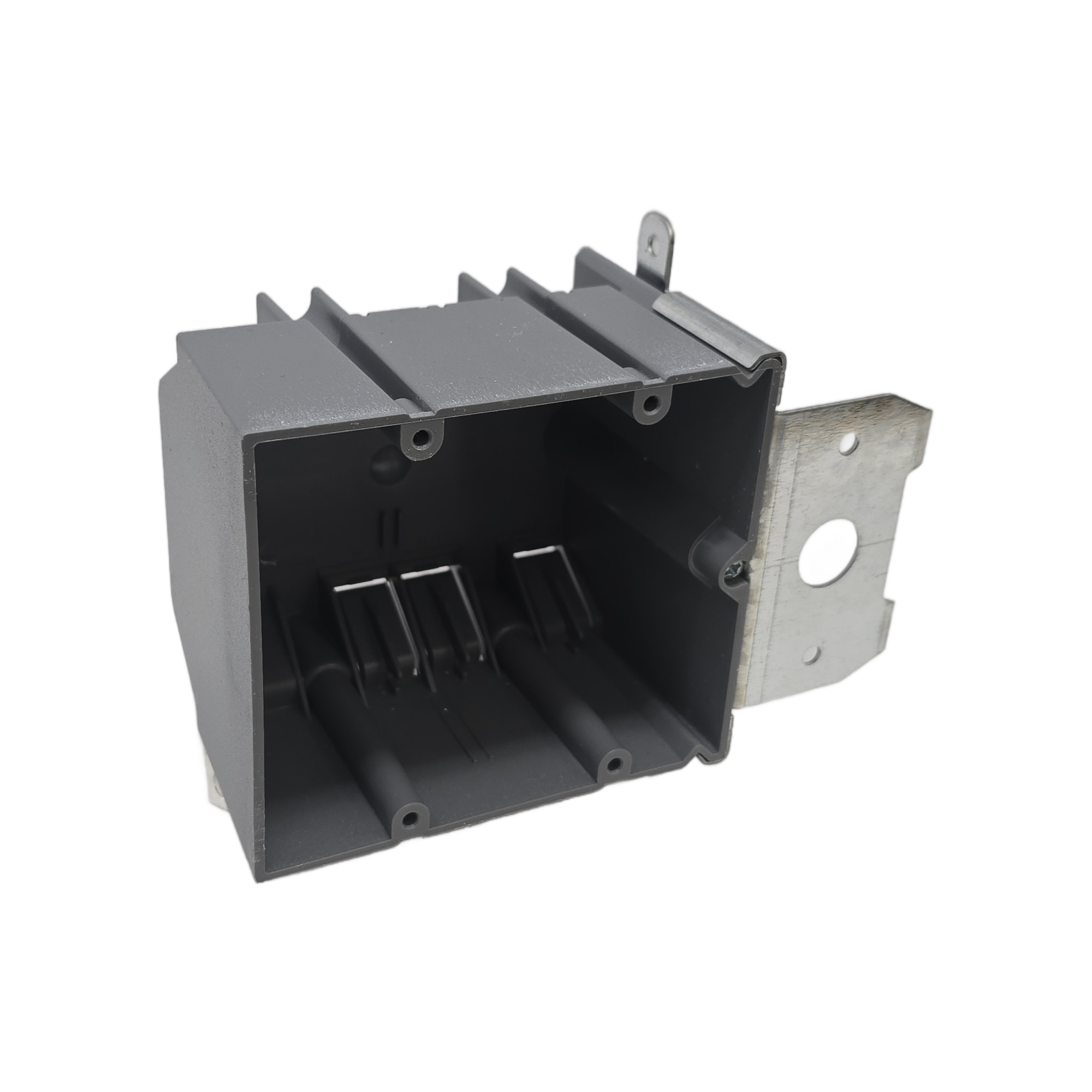 2 Gang PVC Adjustable New Work Box 34 CU IN