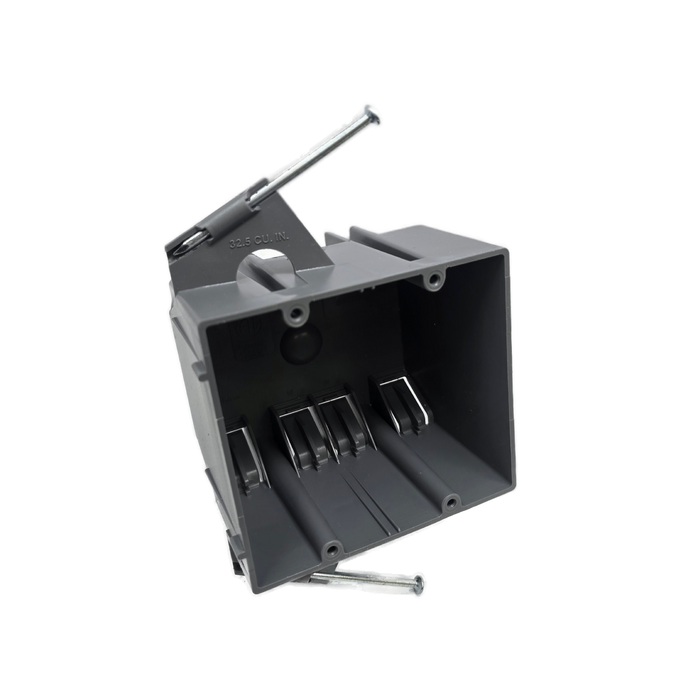 2-Gang PVC New Work Box