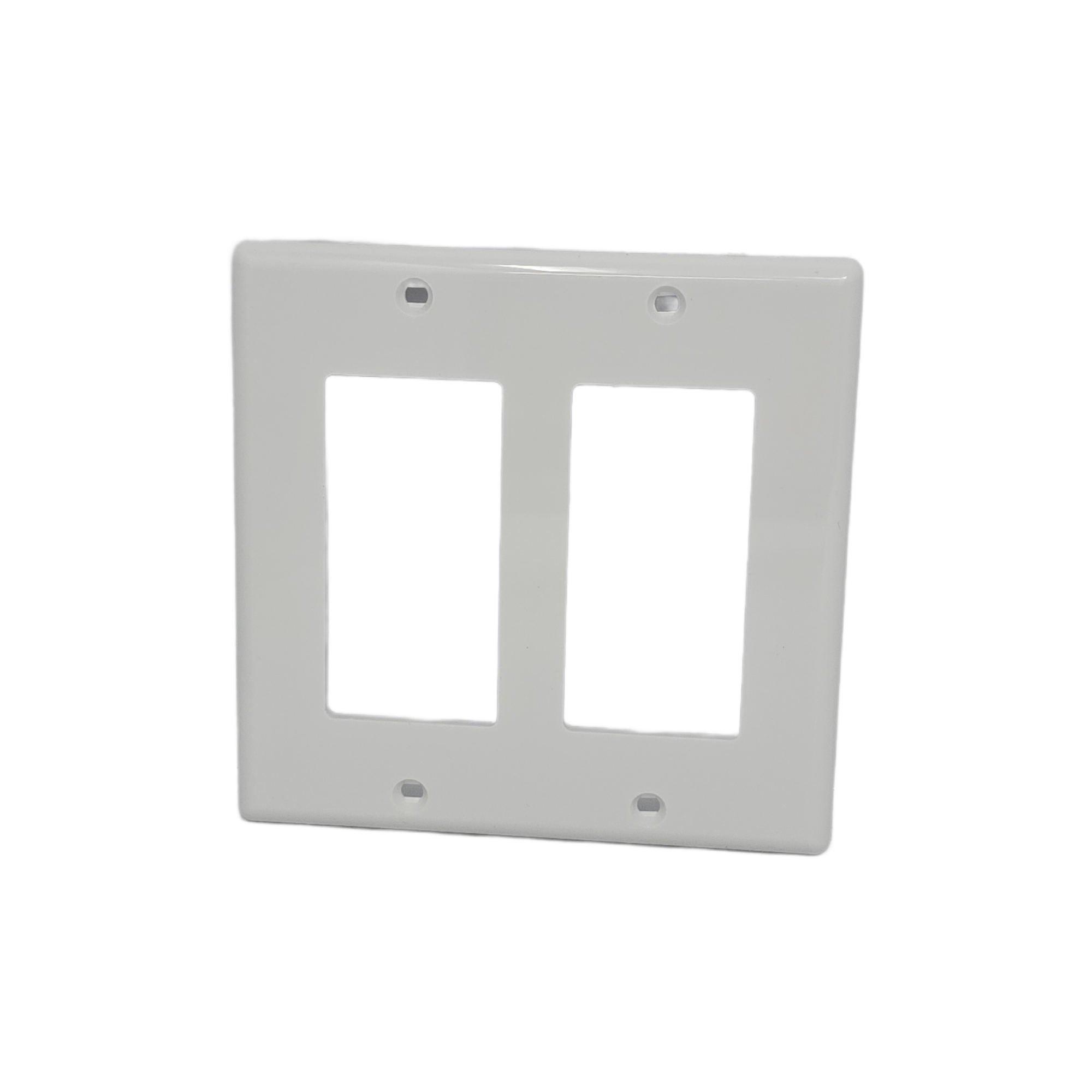 2 Gang Screw Decora Wall Plate