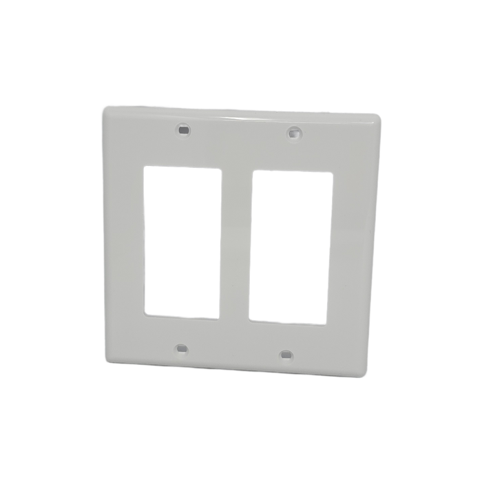 2-Gang Screw Wall Plate Decora