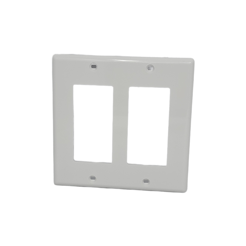 2-Gang Screw Wall Plate Decora
