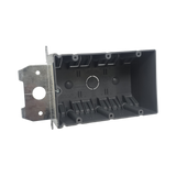 3-Gang PVC Adjustable New Work Box, 49 cu.in