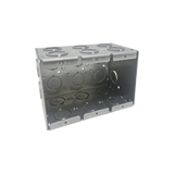 Masonry Box, 1/2" & 3/4" Knockouts, 3-1/2" Deep