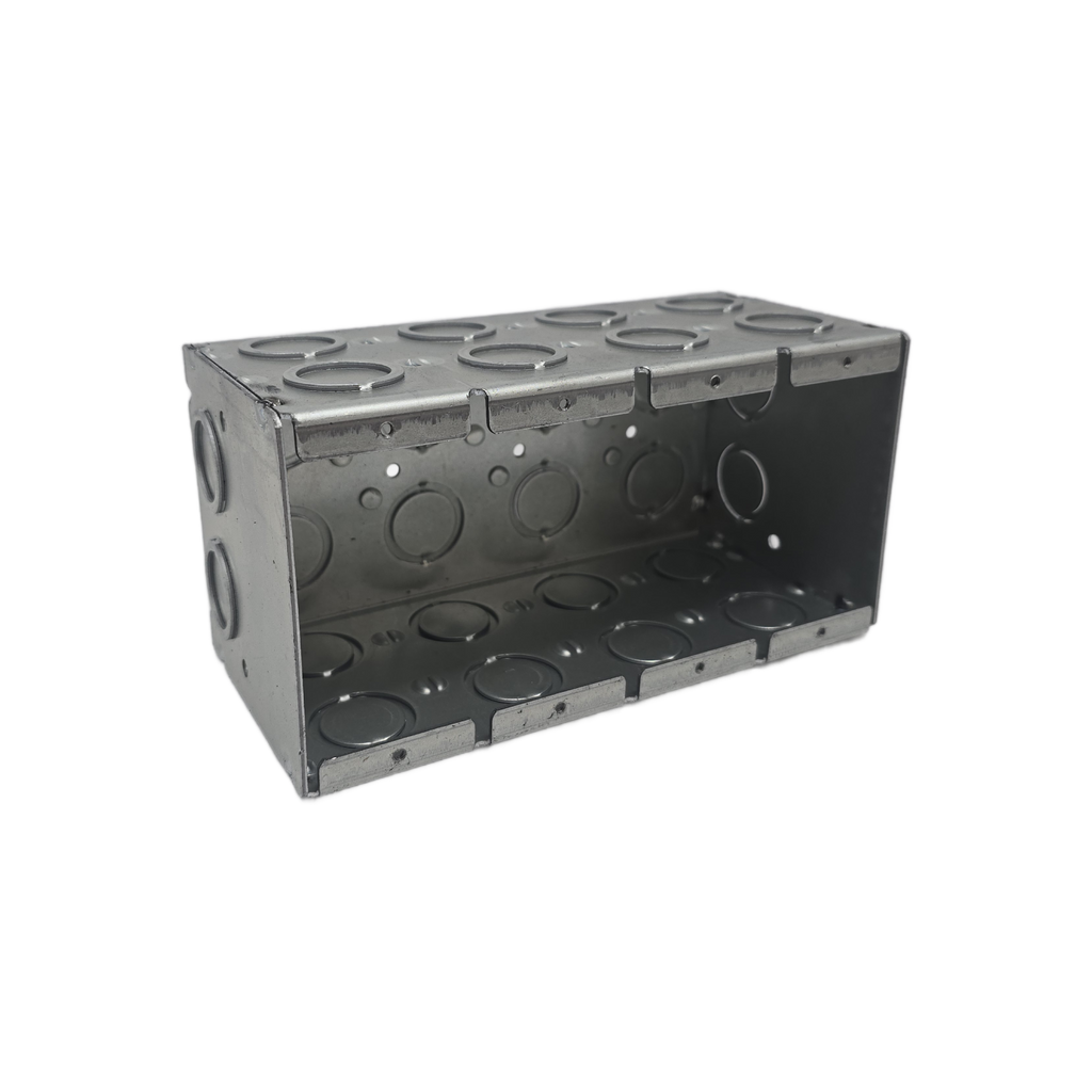 Masonry Box 1/2,3/4 knockouts, 3-1/2" Deep