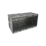 Masonry Box, 1/2" & 3/4" Knockouts, 3-1/2" Deep