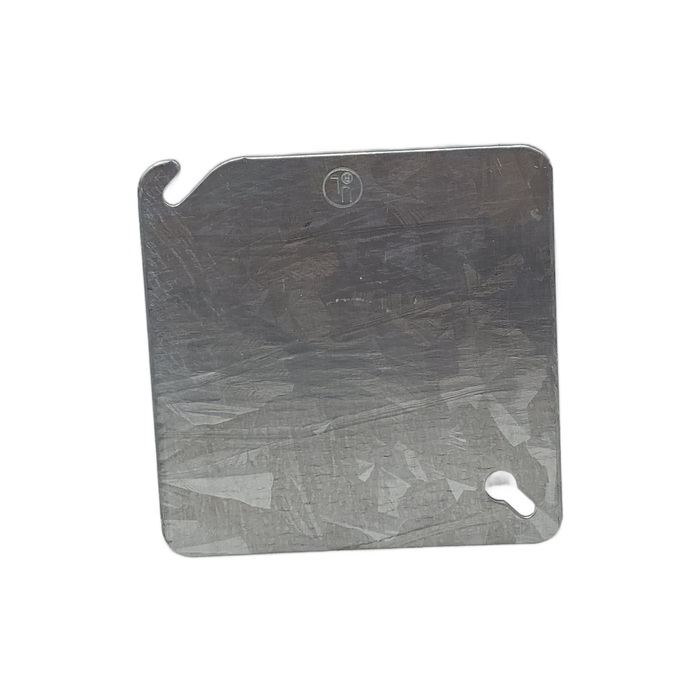 4" Square Flat Blank Cover