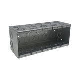 Masonry Box, 1/2" & 3/4" Knockouts, 3-1/2" Deep