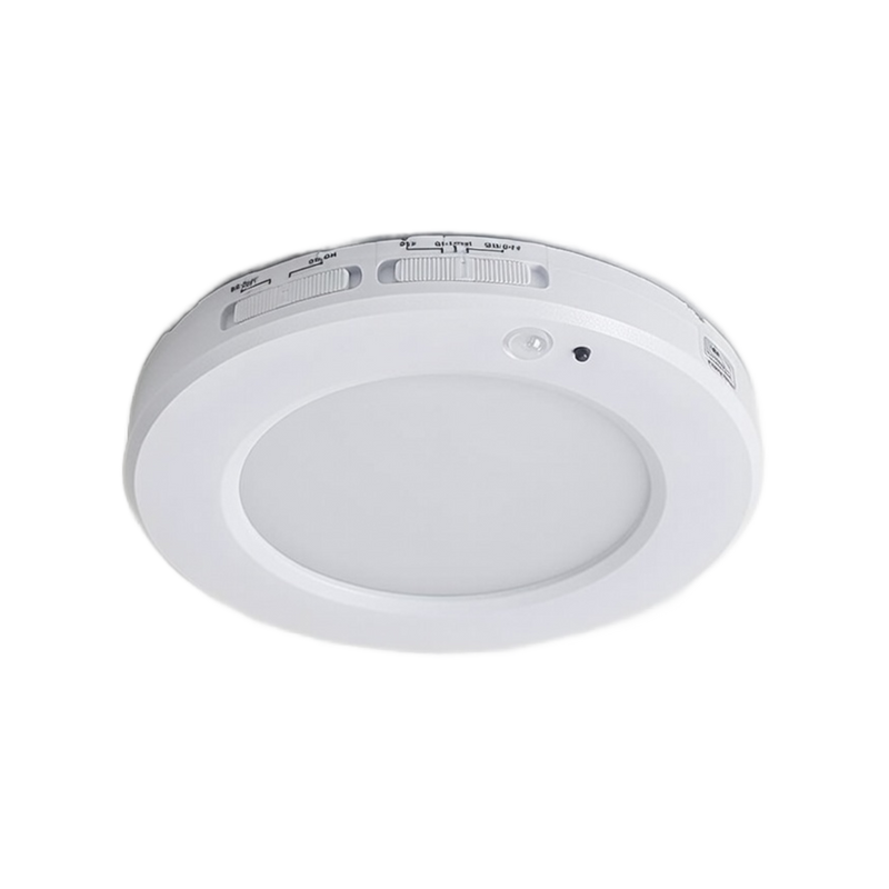 5" Round LED Surface Mount Light with Motion Sensor 10W