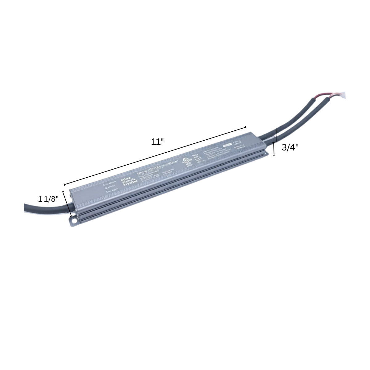 LED Driver  60W 24V Dimmable 0-10V Gray Waterproof 100-277V