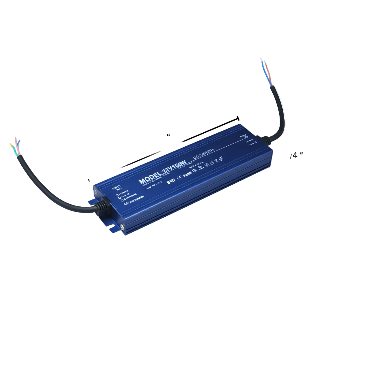 Driver LED  24V Non Dimmable Blue Outdoor