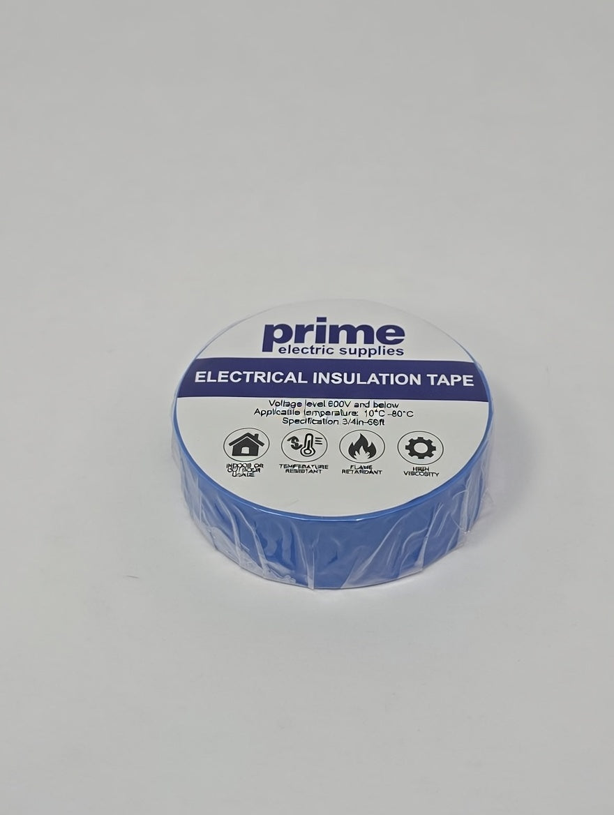 Electrical tape 3/4 in x 60 ft x 7 mil Black/Colorful