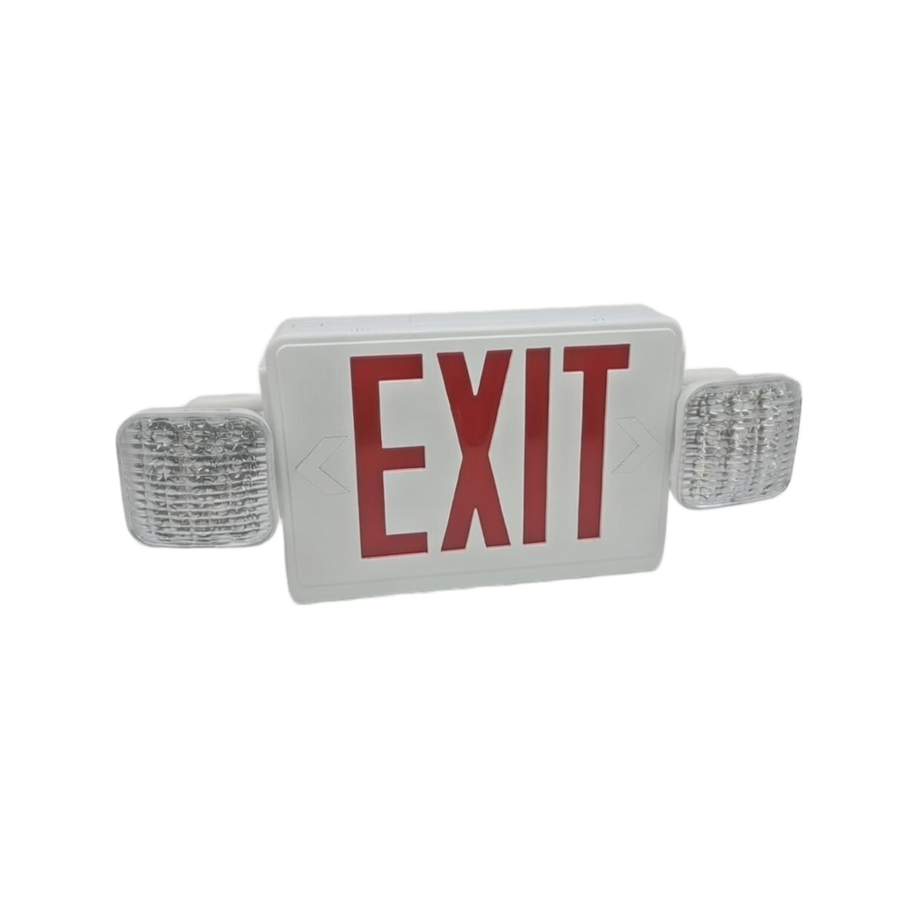 Exit & Emergency Combo Sign, 90 Min Backup Battery
