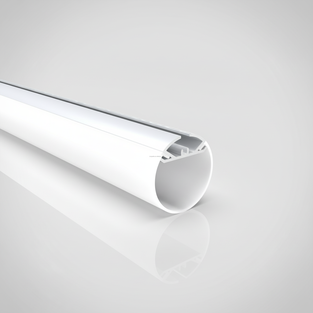 3.3ft. Aluminum LED Surface Mount Track – Round Tube