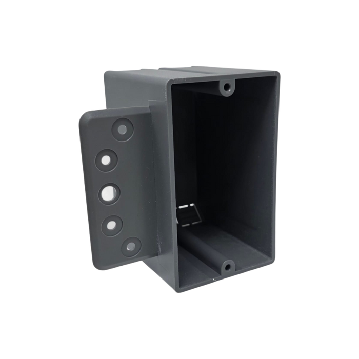 1-Gang PVC Electrical Box with Stud Bracket 18 cu. in.