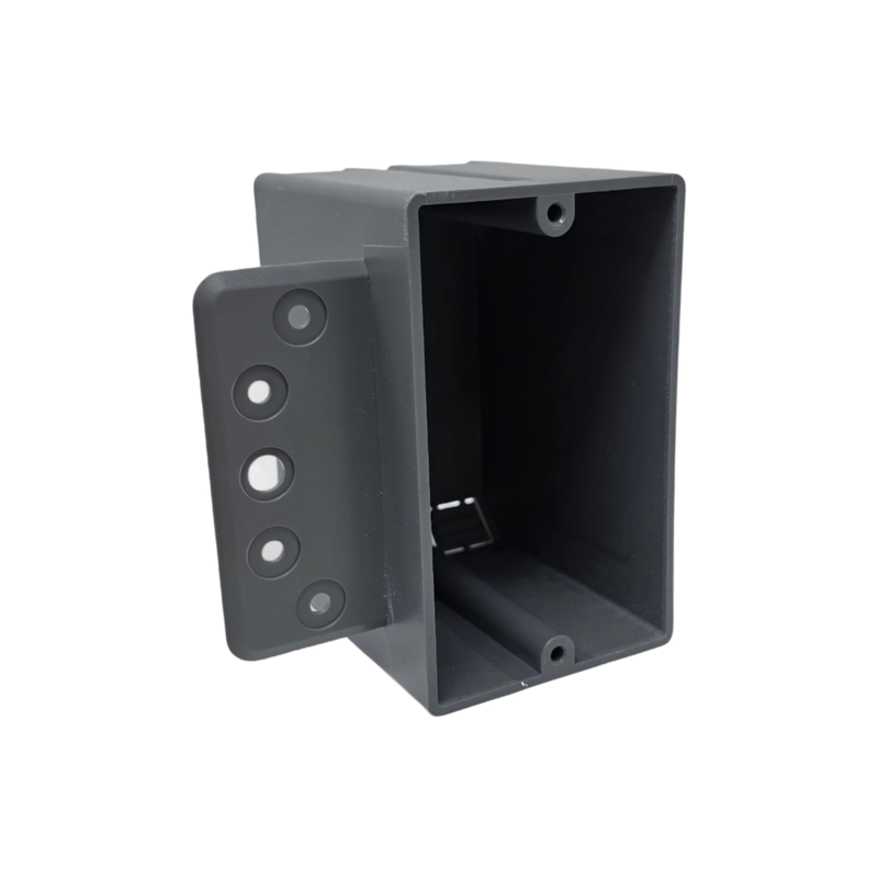 1-Gang PVC Electrical Box with Stud Bracket 18 cu. in.