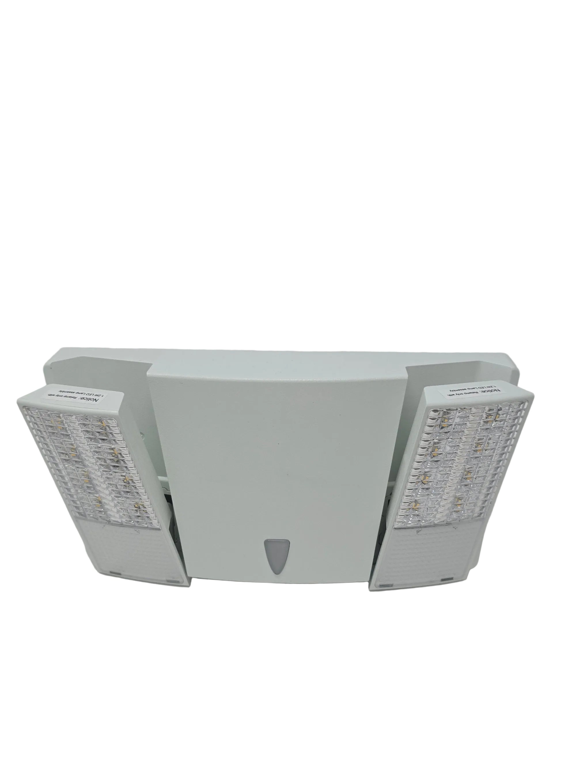 Indoor White Emergency Light 90 min battery adjustable heads