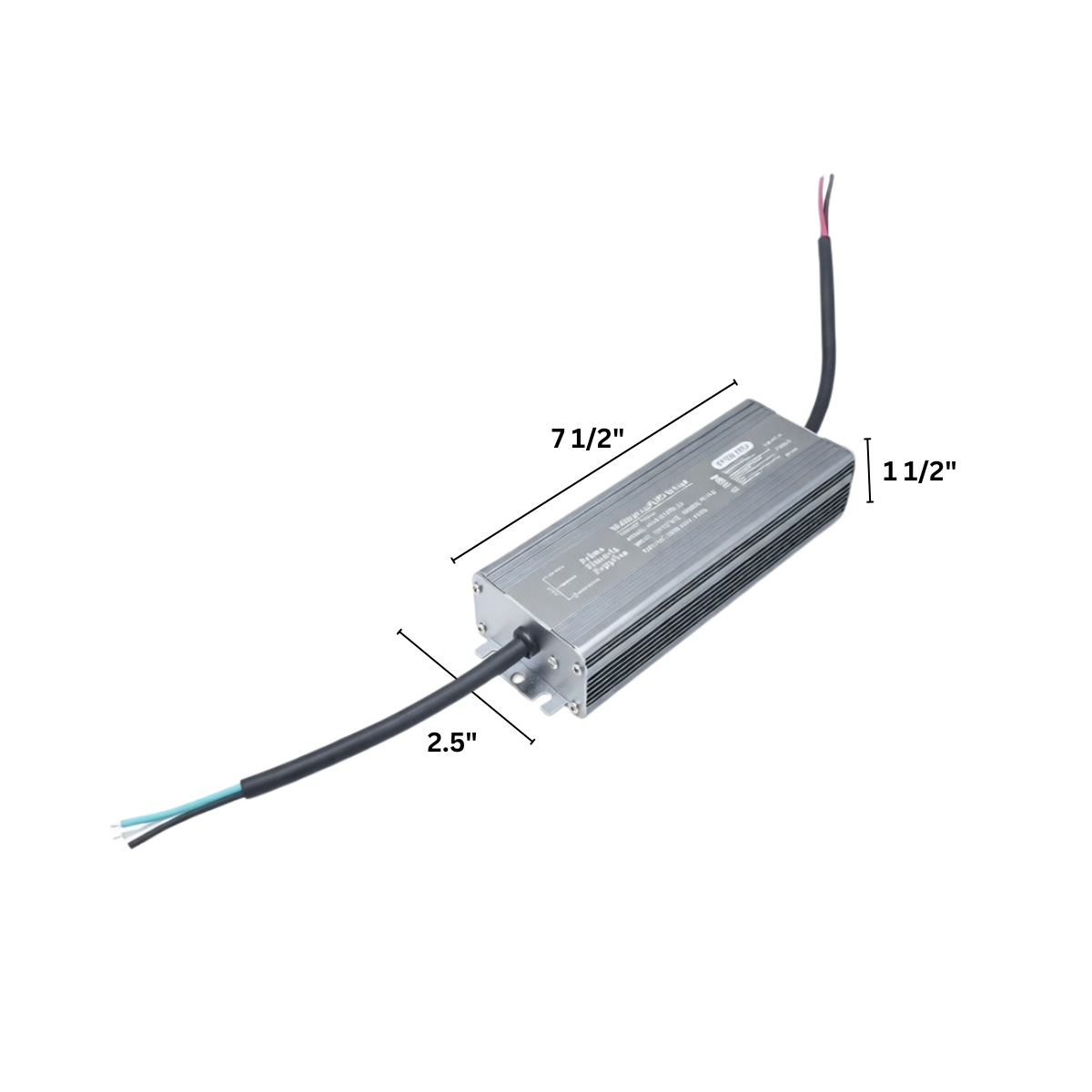 LED Driver 24V  Non Dimmable Gray Waterproof