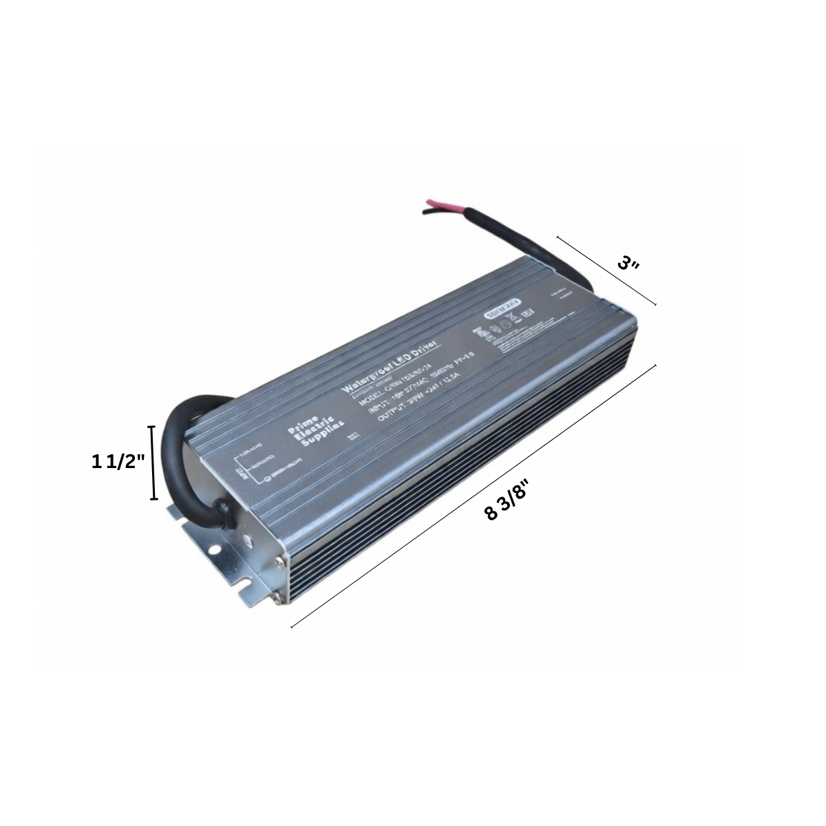 LED Driver 24V  Non Dimmable Gray Waterproof