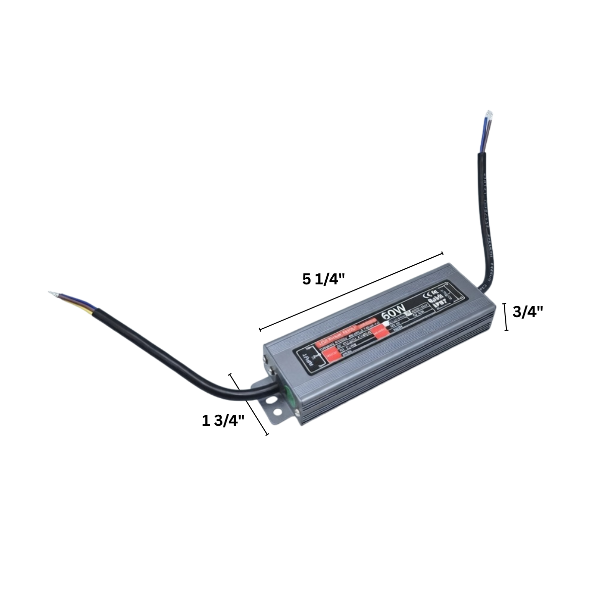 LED Driver 24V  Non Dimmable Gray Waterproof