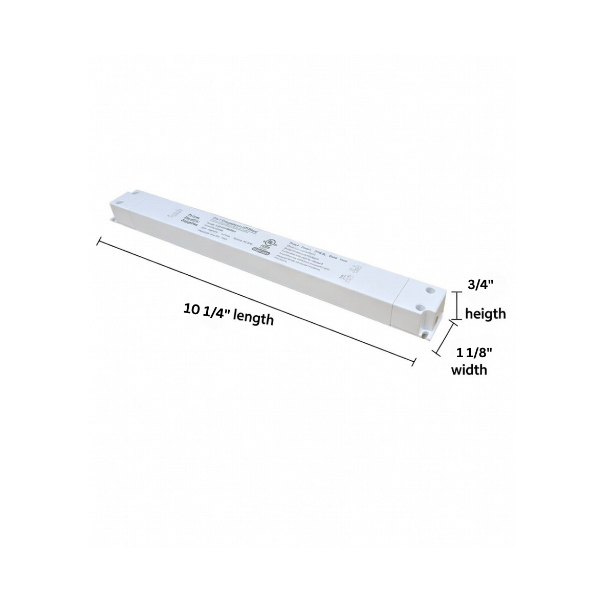 LED Driver 24V Slim White Plastic Dimmable 5 in 1