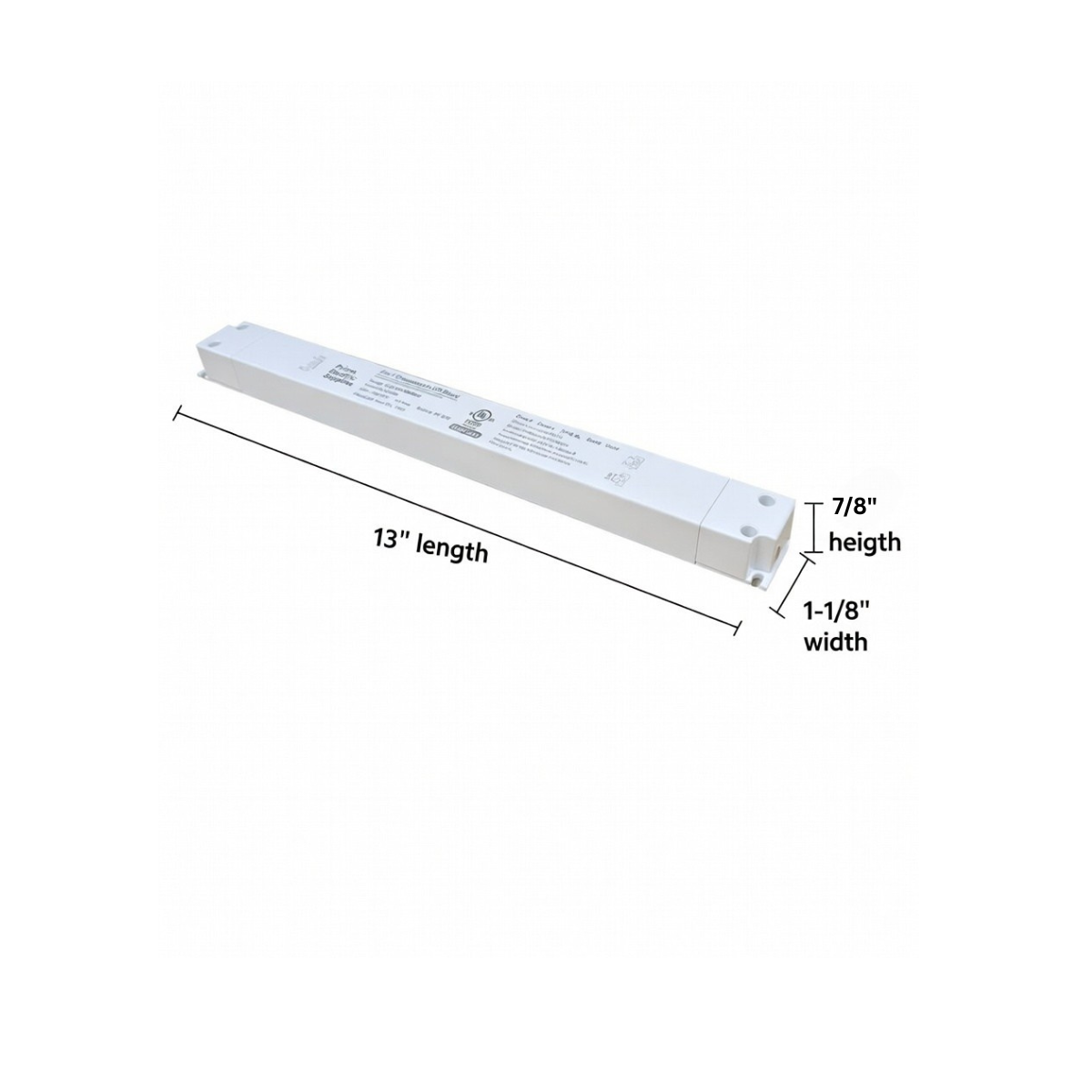 LED Driver 24V Slim White Plastic Dimmable 5 in 1