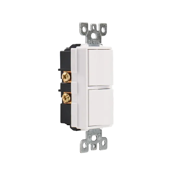 15A Decora Dual Switch HR Dolce