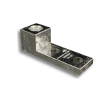 Aluminum Single Terminal Lug with 2 Holes, Electro-Tin Plated