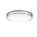 Double Ring LED Surface Mount, 5CCT, Brushed Nickel, ETL