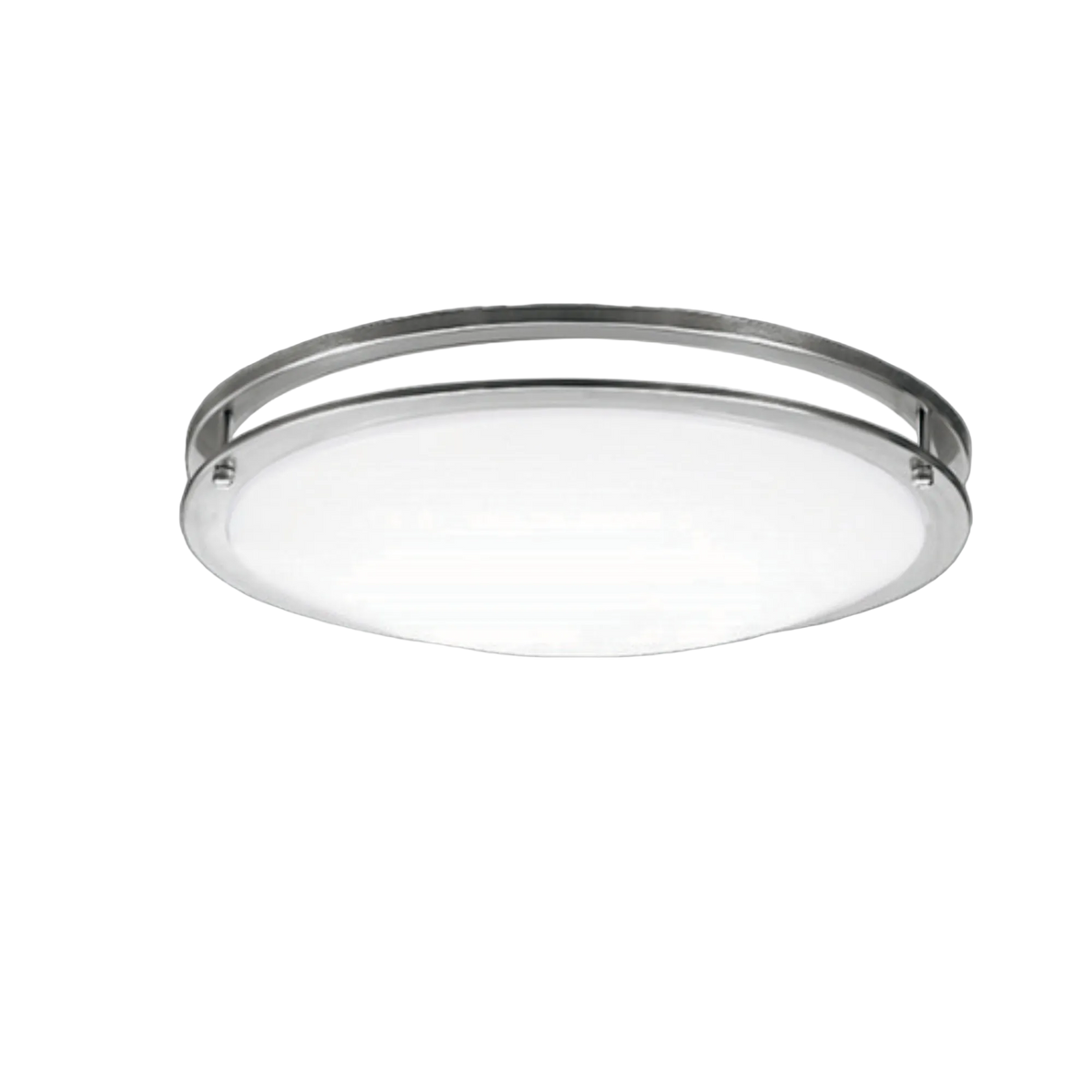 Double Ring LED Surface Mount, 5CCT, Brushed Nickel, ETL