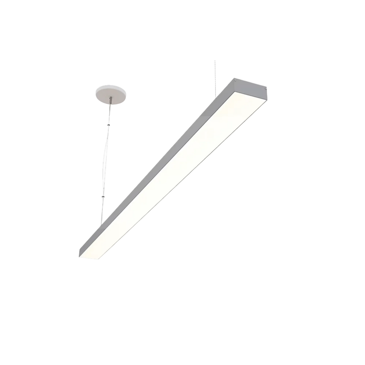 Led Linear Hanging Suspended Lights 8ft 80W White