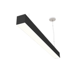Led Linear Hanging Suspended Lights 8ft 80W Black