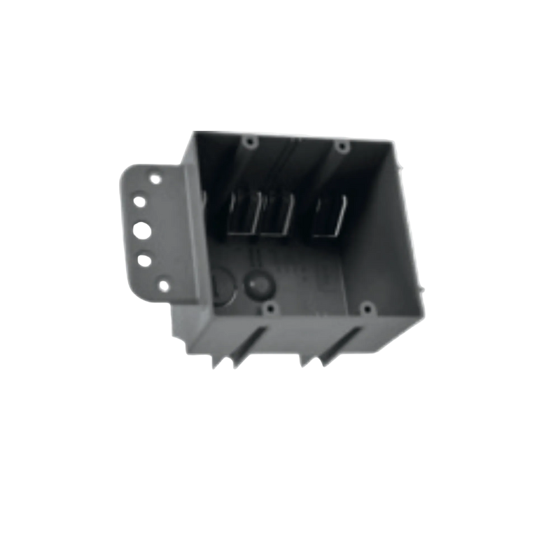 2-Gang Electrical Outlet Box with Stud Bracket, 32 cu. in.