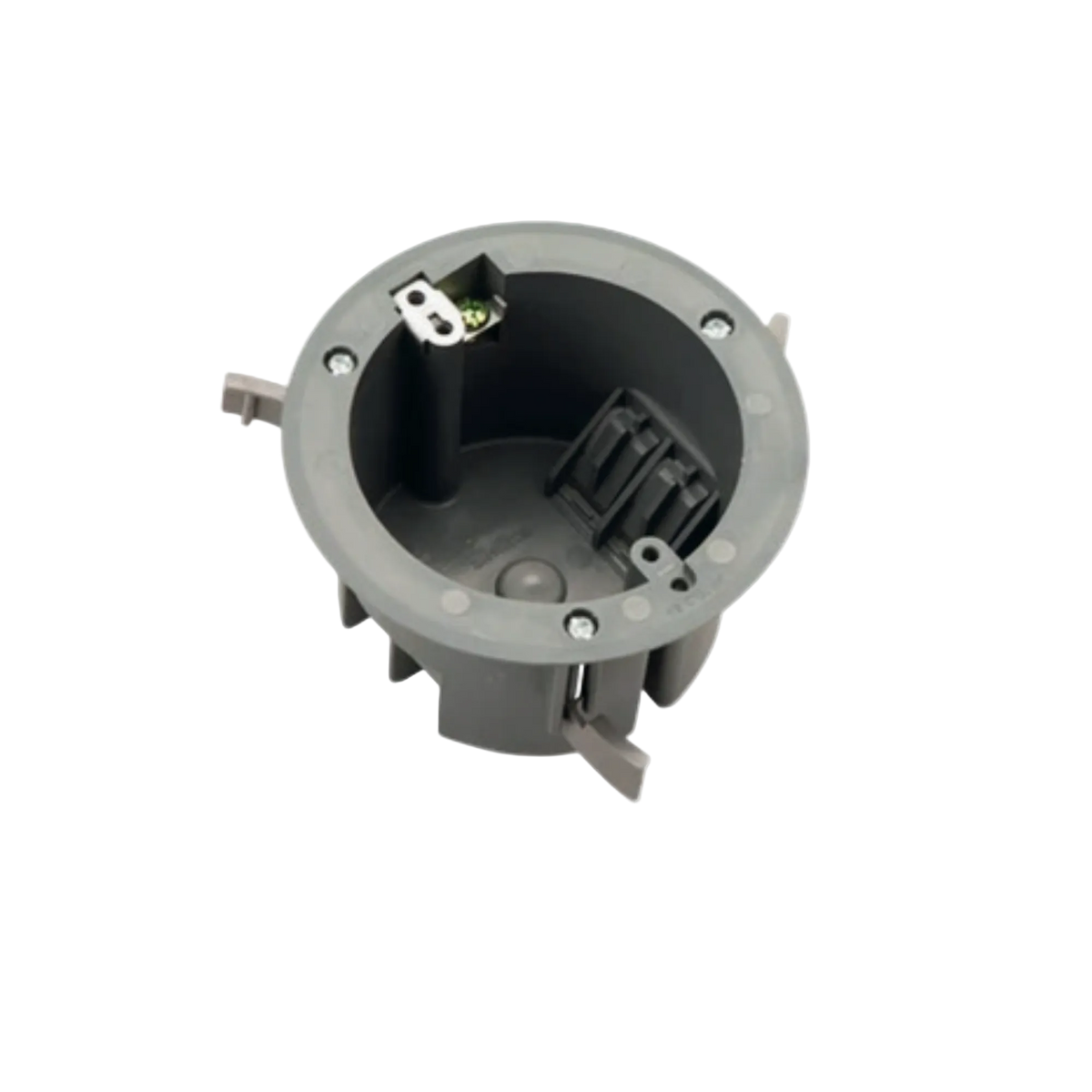 1-Gang PVC Round Ceiling Electrical Box, 4.25 in.