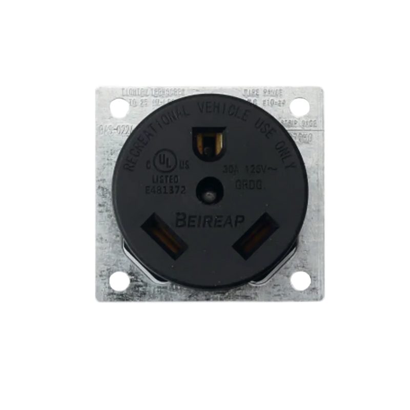 30A/125V Flush Mount Power Outlet