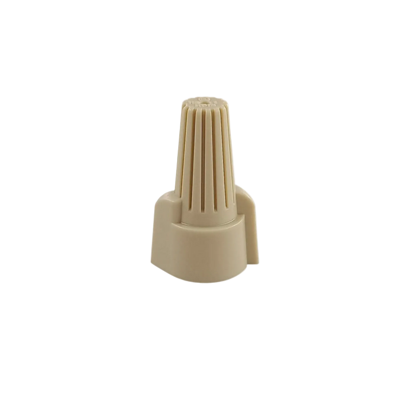 Tan Round Wire Connectors