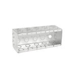 5-Gang Welded Masonry Box, 3-1/2" Deep, 1/2" & 3/4" Knockouts