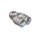 Snap-In Double Connector, No Screw