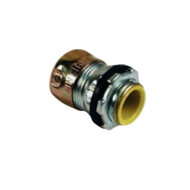 EMT Steel Raintight Compression Connector