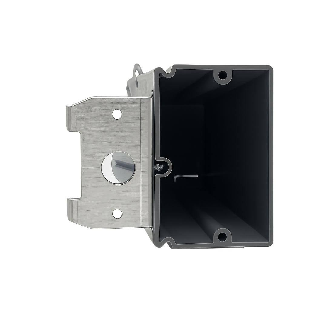 1 Gang PVC Adjustable New Work Box 21 CU IN